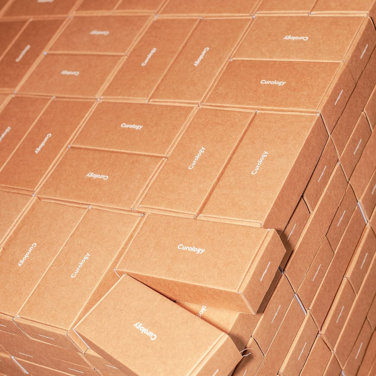 A completed kitting and packaging fulfilment service consisting of a palette of boxes